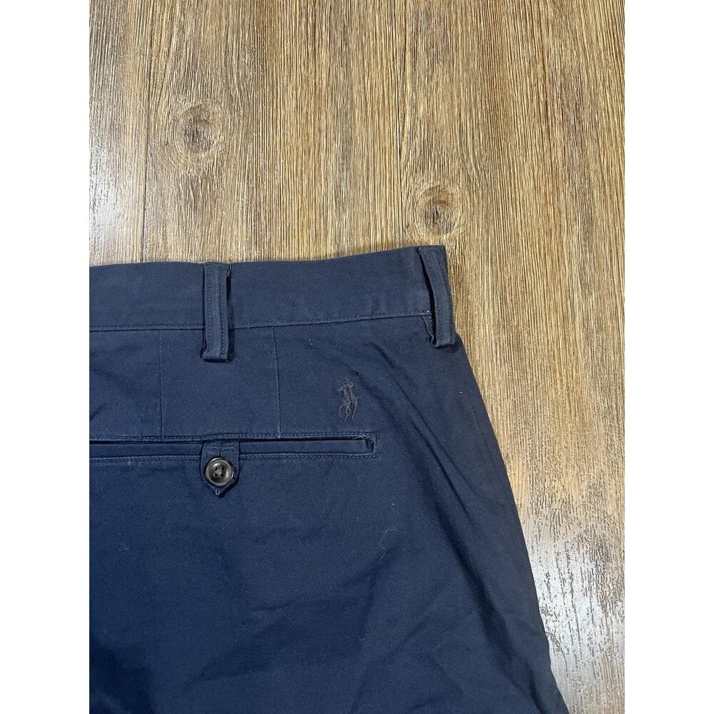 Polo Ralph Lauren Men's 40 Stretch Classic Fit Blue Chino Shorts 9